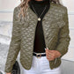 Women’s Black Quilted Jacket – Slim Fit Lightweight