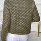 Women’s Black Quilted Jacket – Slim Fit Lightweight
