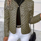Women’s Black Quilted Jacket – Slim Fit Lightweight
